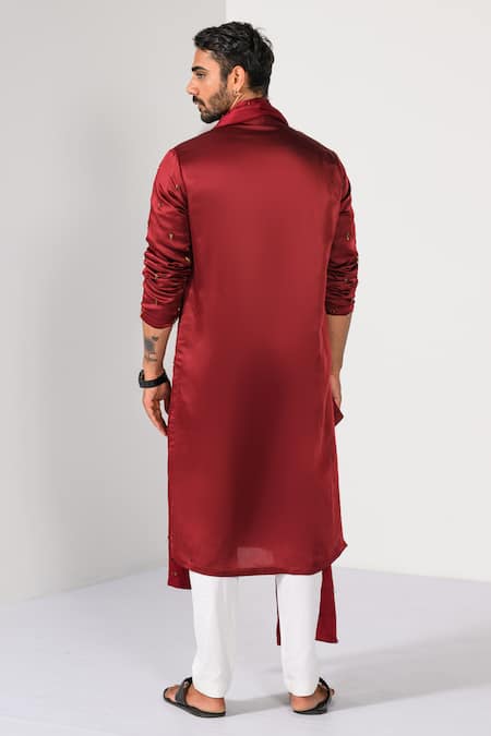 Kalpana Naik Ruby Radiance Thread & Pipe Work Kurta Set