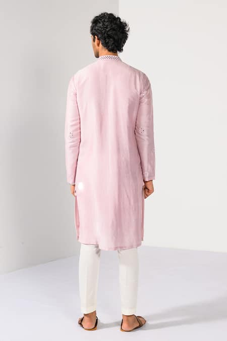 Kalpana Naik Lilac Magic Butta Mirror Work Kurta & Pant Set