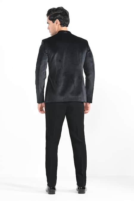 Kalpana Naik Fiery Tiger Cutdana Bandhgala & Trouser Set 