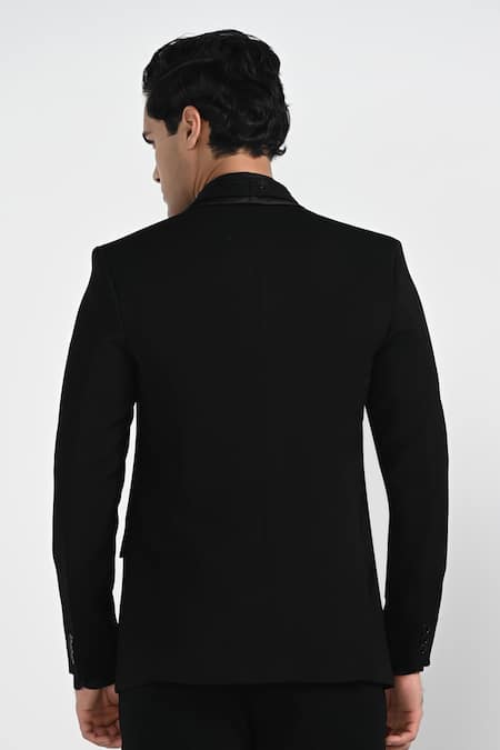 Kalpana Naik Embroidered Double Lapel Tuxedo Set 