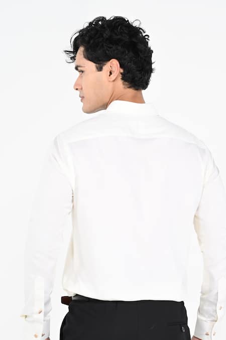 Kalpana Naik Cheers & Beers Hand Embroidered Shirt 