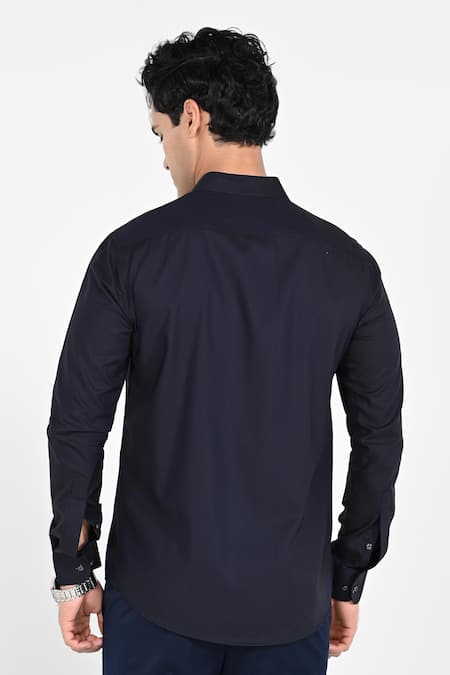 Kalpana Naik Chess Cutdana Hand Embroidered Shirt 