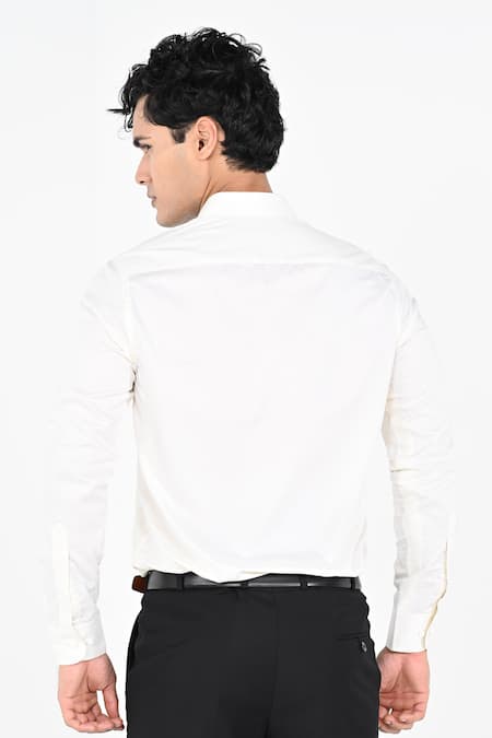 Kalpana Naik Mr Frog Embroidered Giza Cotton Shirt 