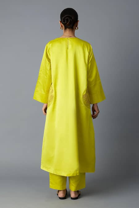 Vasstram Geet Banarasi Silk Kurta With Pant 