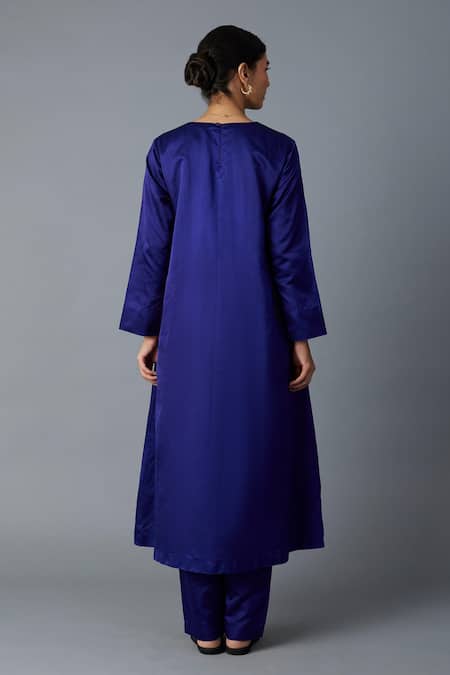 Vasstram Geet Banarasi Silk Kurta With Pant 