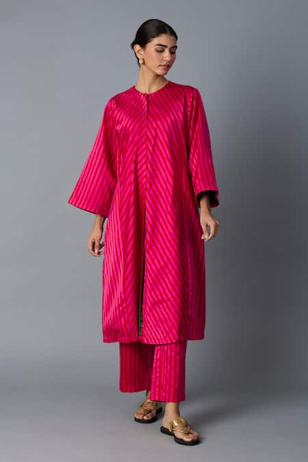 Vasstram Husna Striped Jacket & Pant Set 