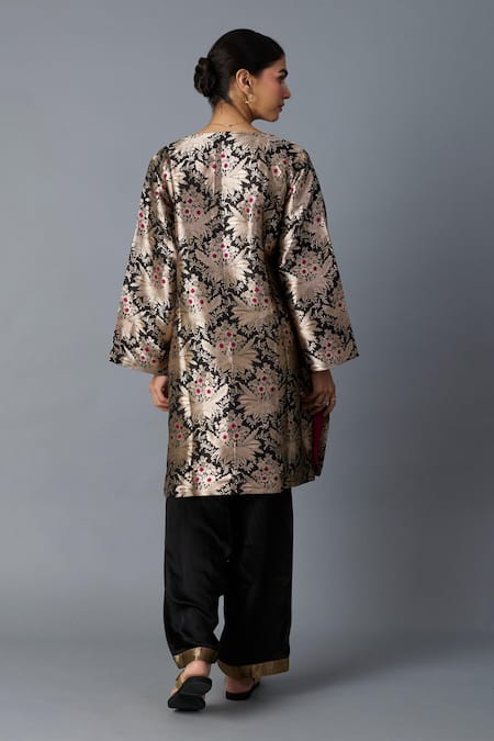 Vasstram Hazara Floral Woven Kurta & Pant Set 
