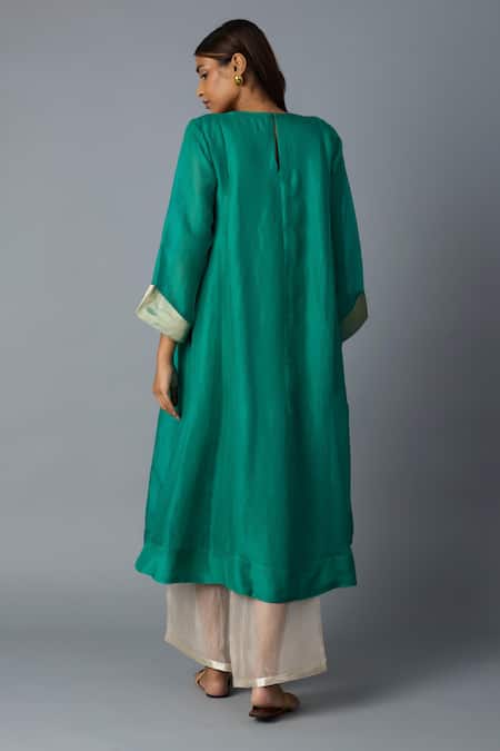 Vasstram Jahaan Banarasi Zari Yoke Kurta With Pant 