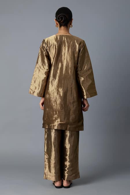 Vasstram Chamkila Metallic Kurta & Pant Set 