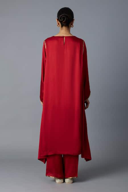Vasstram Sabah Zari Panelled Kurta With Pant 