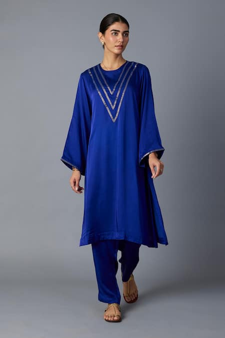 Vasstram TEEN PATTI SET - ROYAL BLUE 
