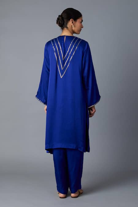 Vasstram TEEN PATTI SET - ROYAL BLUE 