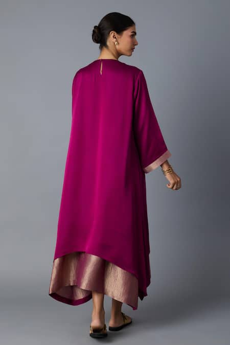 Vasstram Chameli Zari Striped Layered Dress 