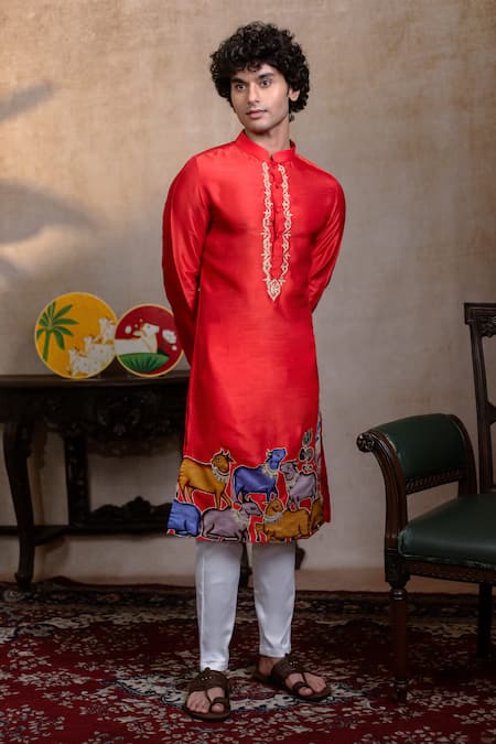Hilo Design Padma Gopala Embroidered Kurta 