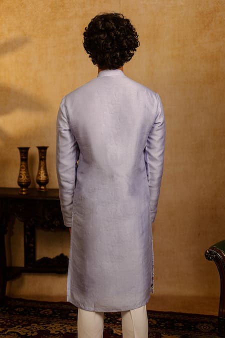 Hilo Design Botanical Bloom Embroidered Kurta 