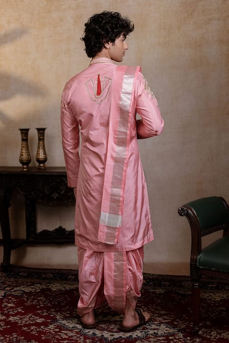 Hilo Design Srinivasa Kanjivaram Kurta Dhoti Pant Set 