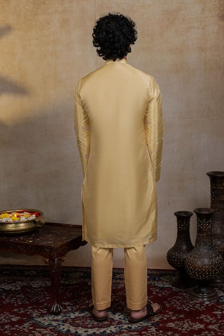 Hilo Design Padmajaal Pattu Embroidered Kurta Set 