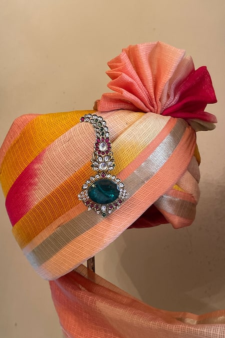 Saga Jewels Emerald Kundan & Polki Kalangi 