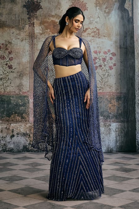 SAANJH BY LEA Layra Hand Embellished Lehenga Set 