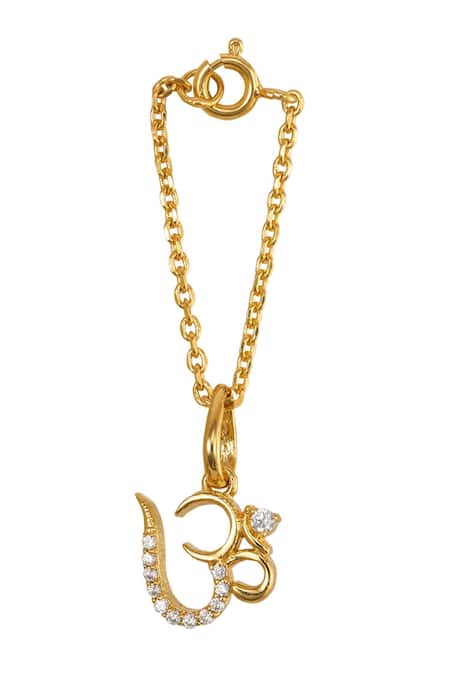 Sica Jewellery Aum Motif Embellished Watch Charm