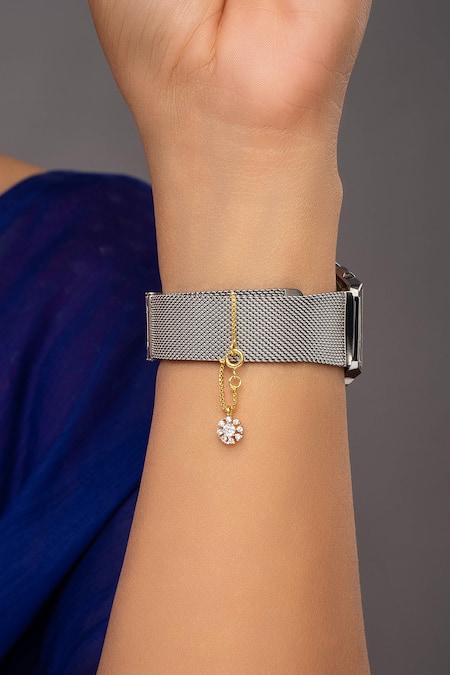 Sica Jewellery Bloom Gold Plated Flower Watch Charm