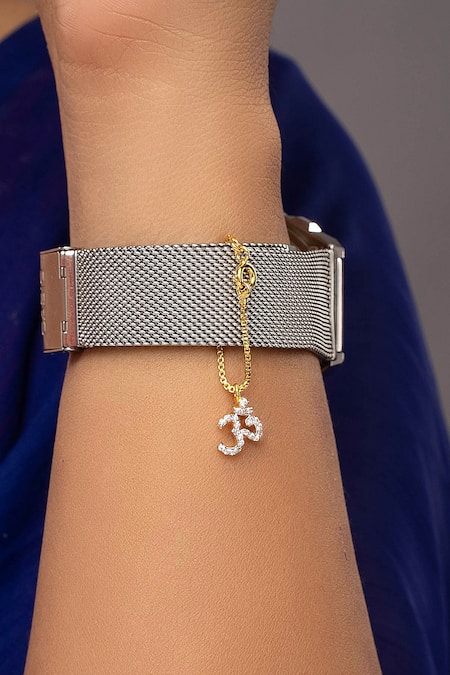Sica Jewellery Om Charm Bracelet