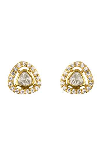 Sica Jewellery Zira Triangle Stud Earrings 