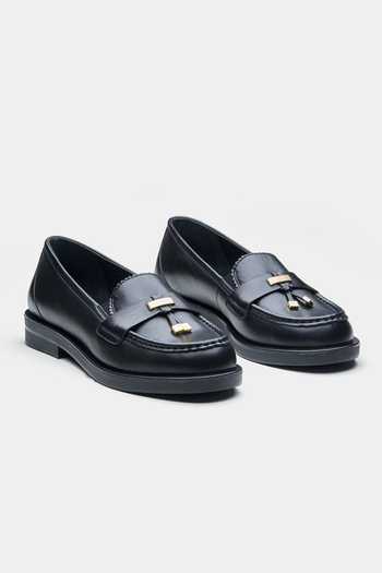Oroh Antonia Loafers with Gold-Tone Tassel Detail 
