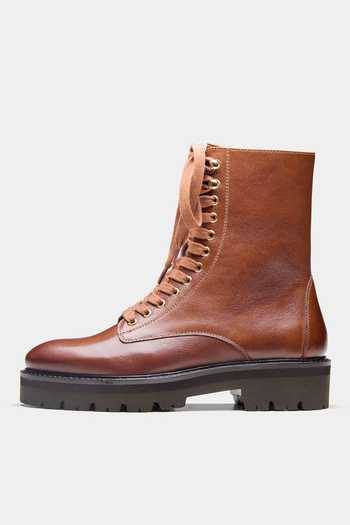 Buy_Oroh_Brown Esperanza Biker Ankle Boots 