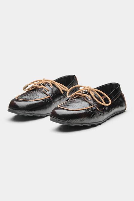 Shop_Oroh_Black Genuine Leather Julieta Loafer Shoes 