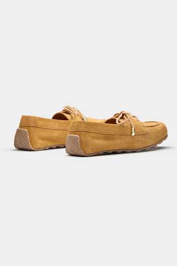Shop_Oroh_Tan Julieta Casual Leather Lace-up Shoes _Online_at_Aza_Fashions