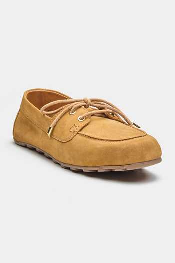 Buy_Oroh_Tan Julieta Casual Leather Lace-up Shoes 