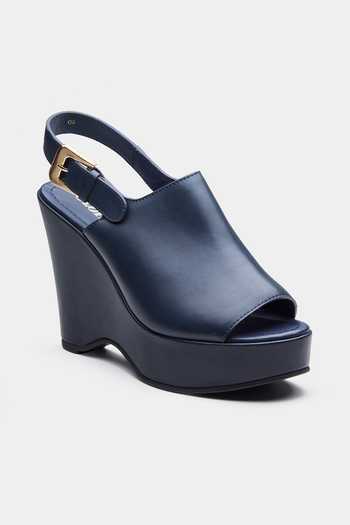 Oroh Navy Marta Open-toe Wedge Sandals at Aza Fashions Oroh_Navy Marta Open-toe Wedge Sandals _at_Aza_Fashions