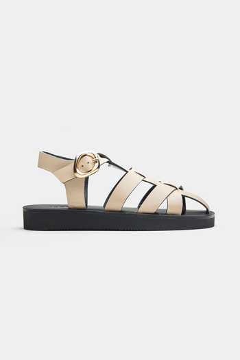 Oroh Beige Francisca Cage-style Strap Flats Online at Aza Fashions Oroh_Beige Francisca Cage-style Strap Flats _Online_at_Aza_Fashions