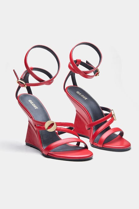 Oroh Angelina Strappy Wedge Sandals 