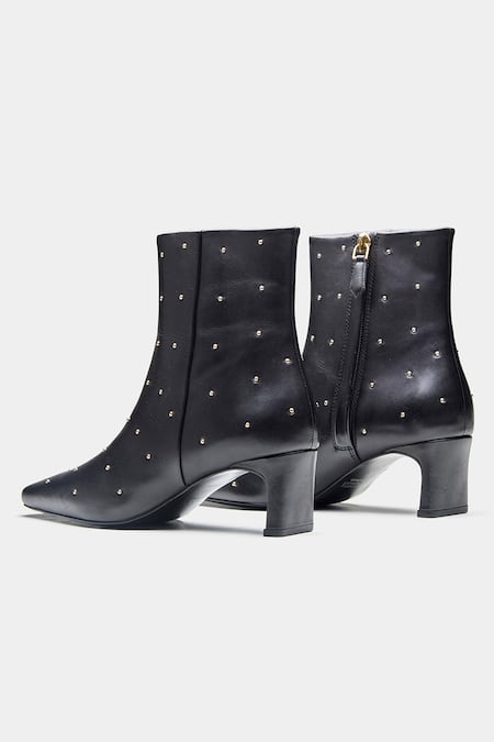 Oroh Marcela Stud Embellished Ankle Boots 