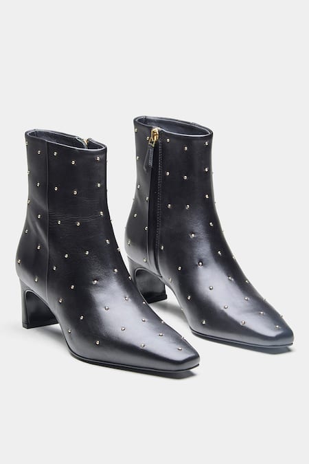 Oroh Marcela Stud Embellished Ankle Boots 