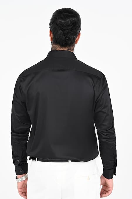 Kalpana Naik Collar Embroidered Shirt 