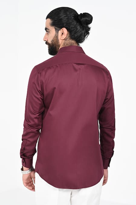 Kalpana Naik Finger Embroidered Giza Cotton Shirt 