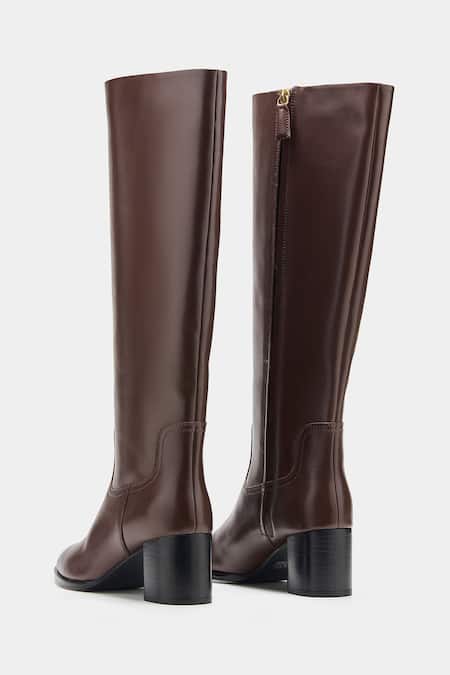 Buy_Oroh_Brown Manuela Genuine Leather Long Boots 