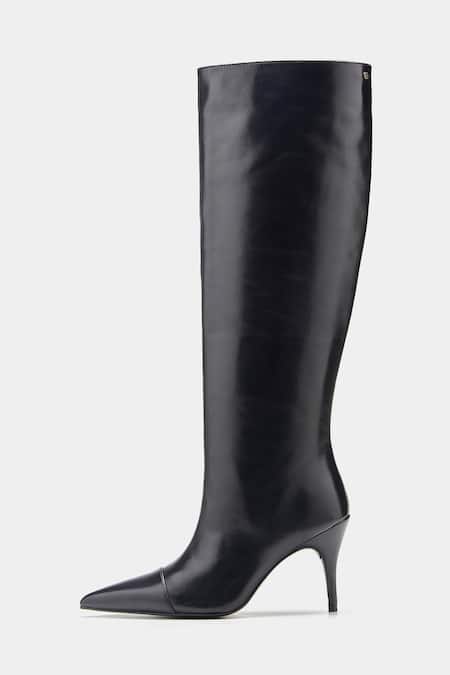 Buy Oroh Black Renata Genuine Leather Long Boots Online at Aza Fashions Buy_Oroh_Black Renata Genuine Leather Long Boots _Online_at_Aza_Fashions