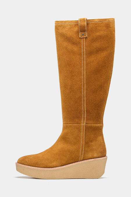 Buy_Oroh_Tan Micaela Genuine Leather Long Boots 