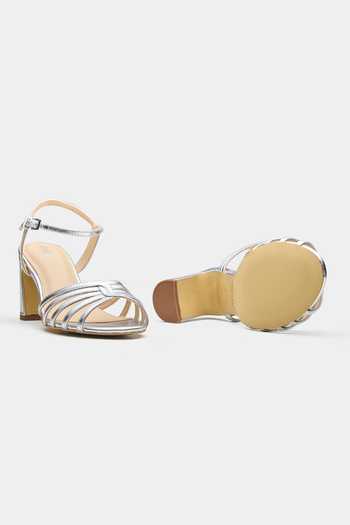 Shop_Oroh_Silver Strappy Block Heel Sandals _Online_at_Aza_Fashions