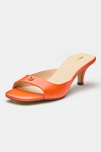 Oroh_Orange Buckles Barbara Genuine Leather Open-toe Pencil Heel Sandals _Online_at_Aza_Fashions