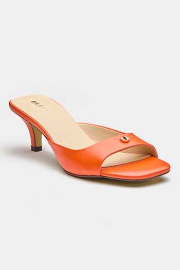 Buy_Oroh_Orange Buckles Barbara Genuine Leather Open-toe Pencil Heel Sandals _Online_at_Aza_Fashions