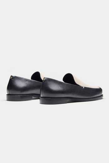 Shop_Oroh_Black Veronica Loafers With Flat Heel _Online_at_Aza_Fashions