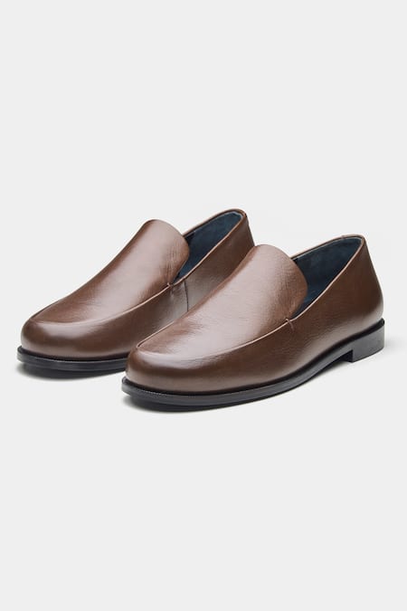 Shop_Oroh_Brown Veronica Genuine Leather Loafers 