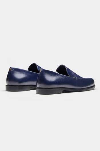 Shop_Oroh_Blue Veronica Genuine Leather Loafers _Online_at_Aza_Fashions