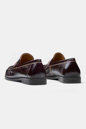 Oroh Fernanda Genuine Leather Penny Loafers 