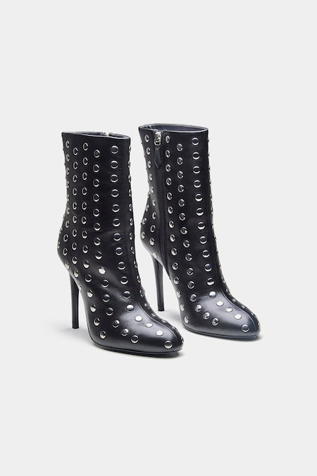 Oroh Eliana Studded Genuine Leather Ankle Boots 